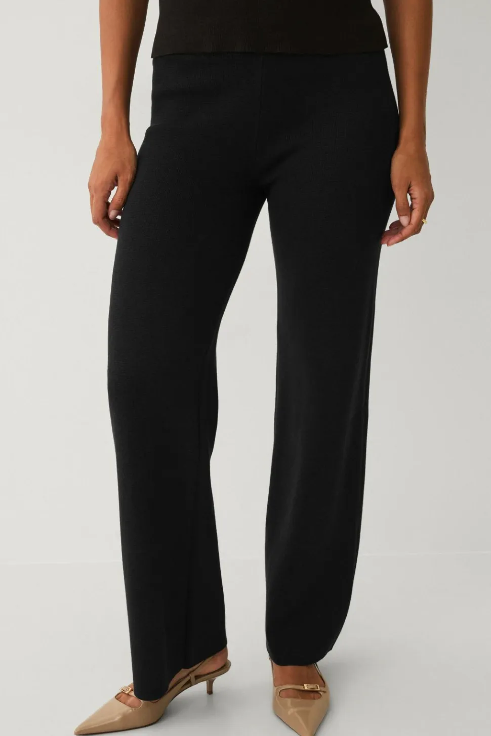 Ellos Collection Jerseybukser med brede ben