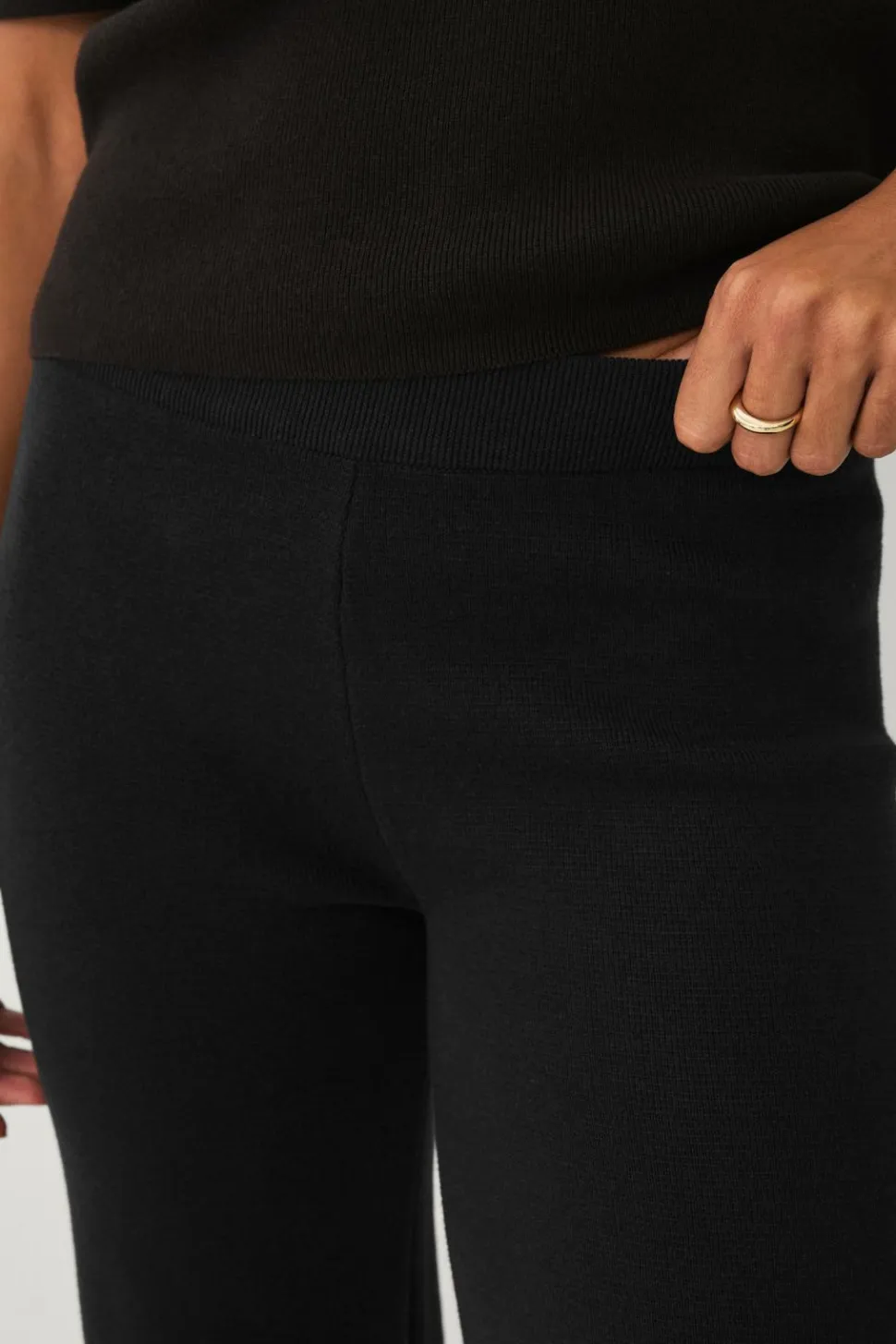 Ellos Collection Jerseybukser med brede ben