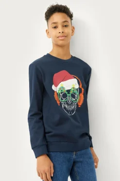 Ellos Collection Julesweater Santa Skull