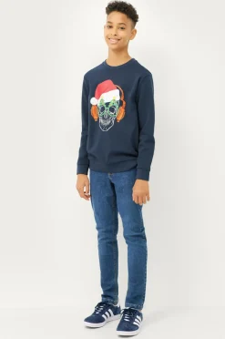 Ellos Collection Julesweater Santa Skull