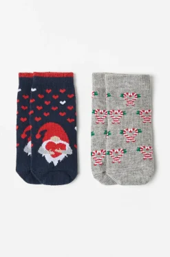 Ellos Collection Julestrømper Baby 2-pak