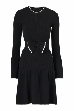 Ellos Collection Kjole med sløjfe og bindebånd