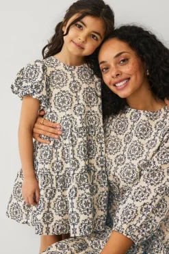 Ellos Collection Kjole med ballonærmer