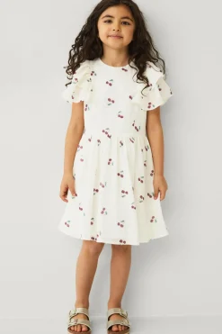 Ellos Collection Kjole med flæseærmer