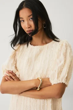 Ellos Collection Kjole med strukturmønstre