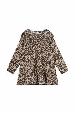 Ellos Collection Kjole med smock og flæser