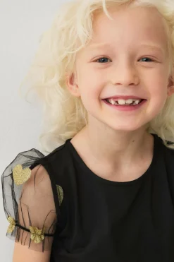 Ellos Collection Kjole med tylskørt og pufærmer