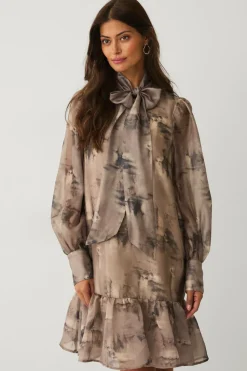 Ellos Collection Kjole med bindebånd