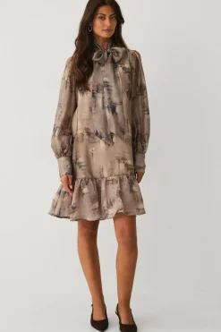 Ellos Collection Kjole med bindebånd