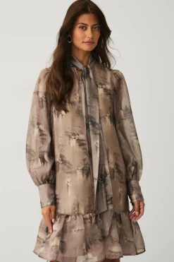 Ellos Collection Kjole med bindebånd