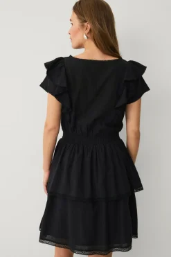 Ellos Collection Kjole med blondedetaljer