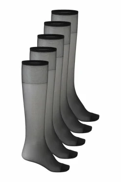 Ellos Collection Knæstrømper 20 DEN 5-pak