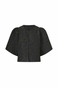 Ellos Collection Kort blusejakke med blomstermønster