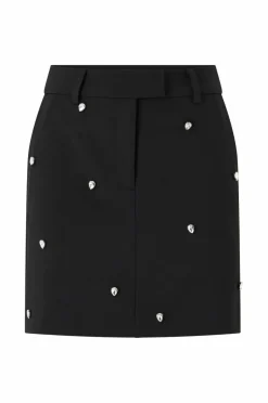 Ellos Collection Kort skræddersyet kjole med rhinstene