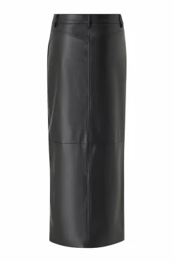 Ellos Collection Lang nederdel i imiteret læder