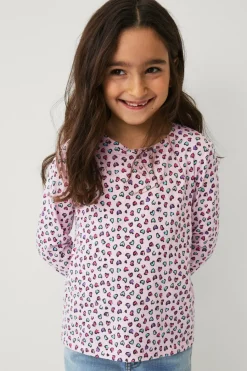 Ellos Collection Langærmet top med tryk