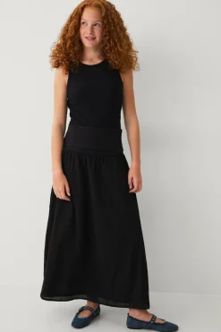 Ellos Collection Lang nederdel med foldbar talje