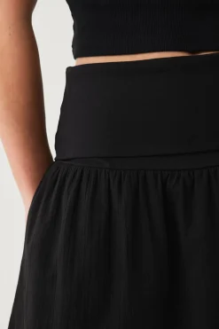 Ellos Collection Lang nederdel med foldbar talje