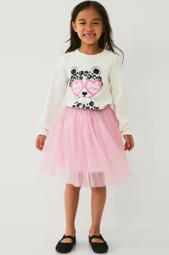 Ellos Collection Langærmet top med tryk