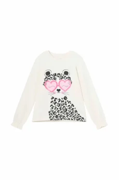 Ellos Collection Langærmet top med tryk