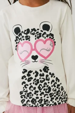 Ellos Collection Langærmet top med tryk