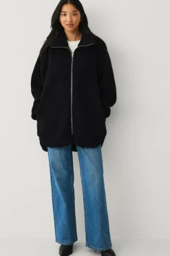 Ellos Collection Lang fleecejakke