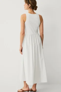 Ellos Collection Maxi kjole med strikket top og vævet nederdel