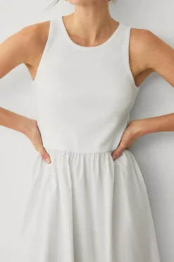 Ellos Collection Maxi kjole med strikket top og vævet nederdel