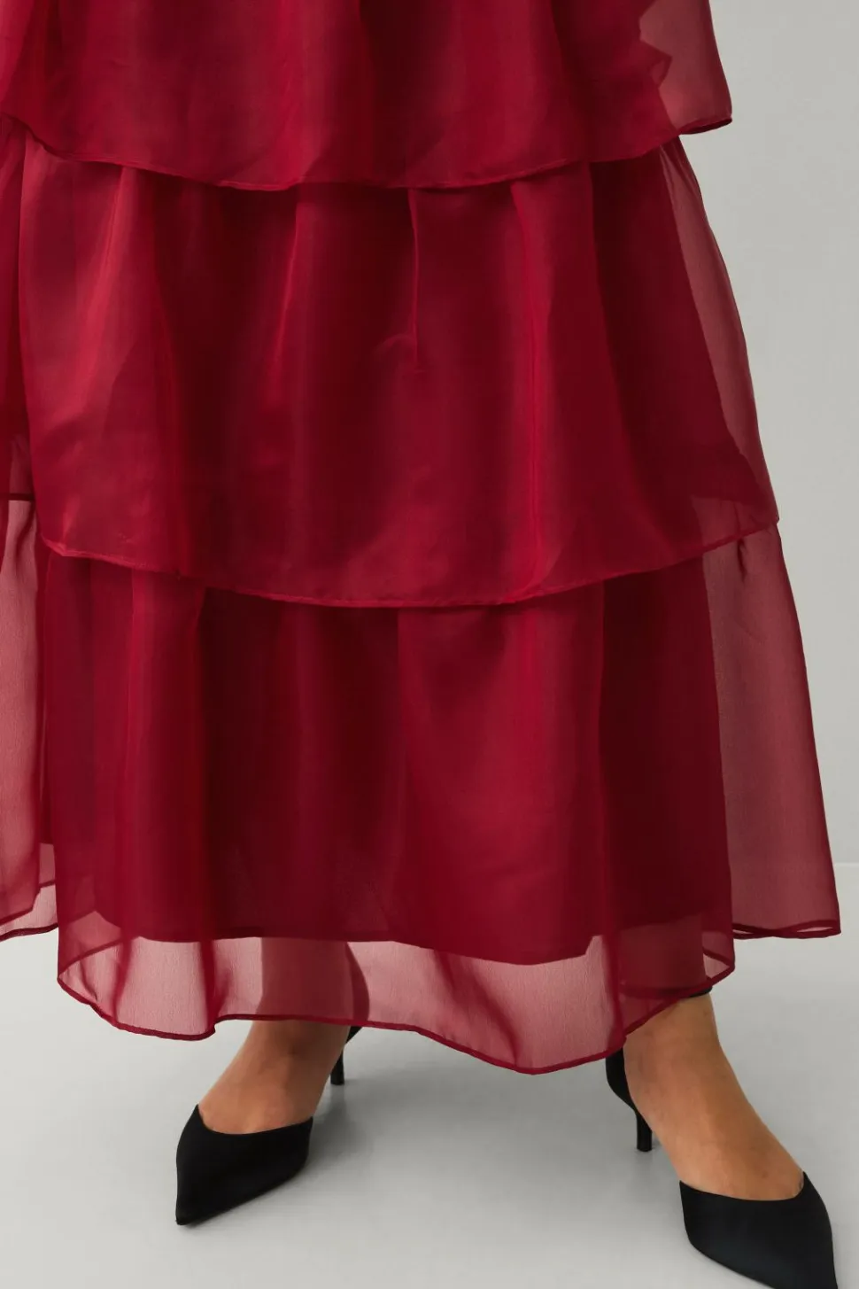 Ellos Collection Maxi nederdel med volanter