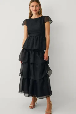 Ellos Collection Maxi nederdel med volanter