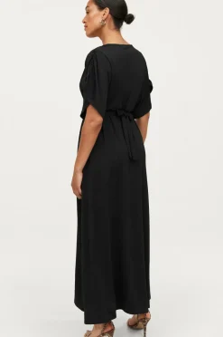 Ellos Collection Maxi kjole med en knude i ryggen