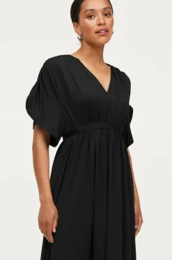 Ellos Collection Maxi kjole med en knude i ryggen