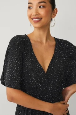 Ellos Collection Maxi kjole med rhinstene