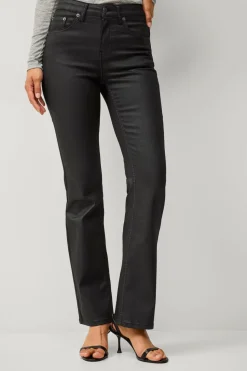 Ellos Collection Med svaj jeans med coated overflade
