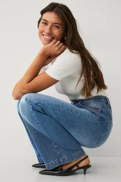 Ellos Collection Med svaj jeans Med svaj med høj talje