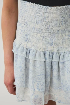 Ellos Collection Mini nederdel med flæser