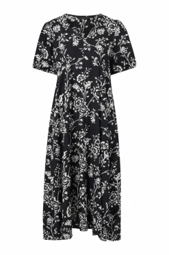 Ellos Collection Mønstret kjole i viskose