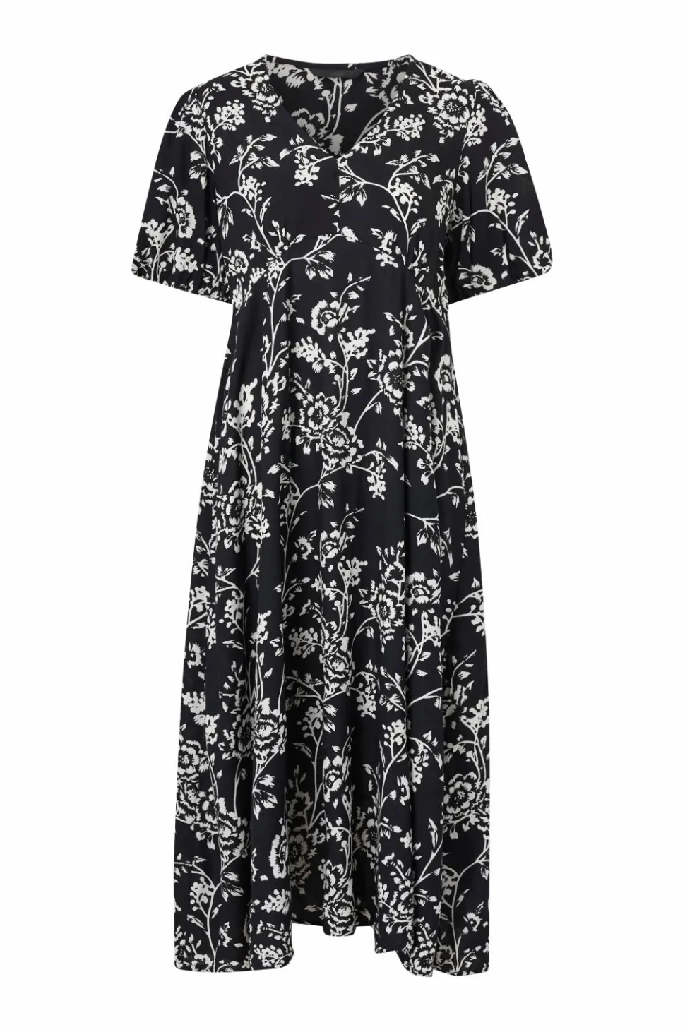 Ellos Collection Mønstret kjole i viskose