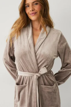 Ellos Collection Morgenkåbe i velour