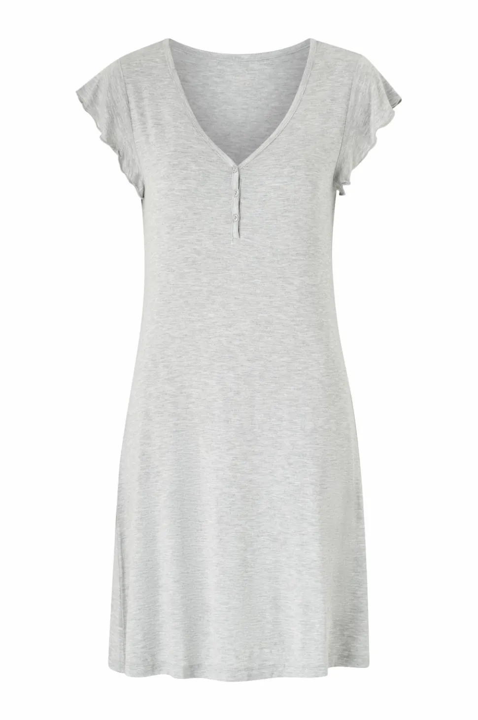 Ellos Collection Natkjole med halv knaplukning