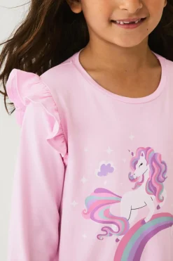 Ellos Collection Natkjole i bomuldsjersey