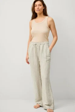 Ellos Collection Natbukser i hørblanding