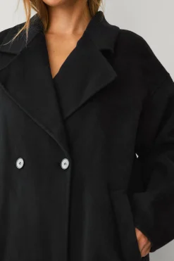 Ellos Collection Overdimensioneret uldfrakke Premium