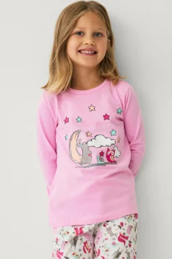 Ellos Collection Pyjamassæt i bomuldsjersey