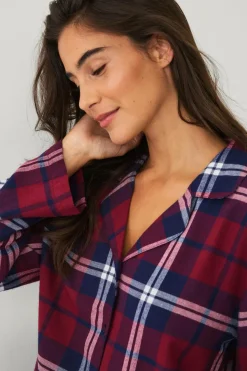 Ellos Collection Pyjamassæt i flonel