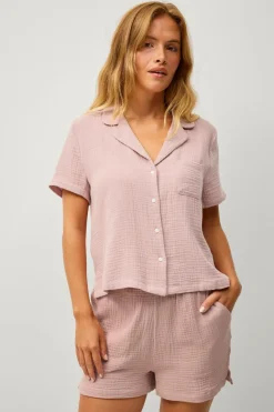 Ellos Collection Pyjamasshorts i bomuld