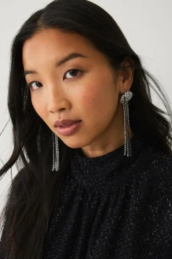 Ellos Collection Øreringe med rhinstene