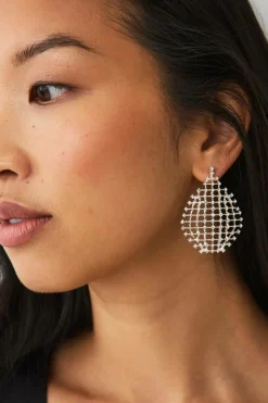 Ellos Collection Øreringe med rhinstene