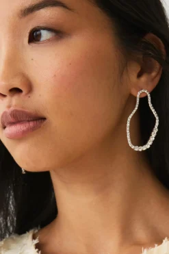 Ellos Collection Ørestikker med rhinstene