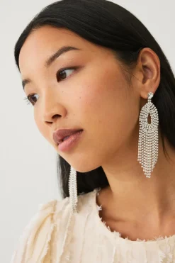 Ellos Collection Ørestikker med rhinsten